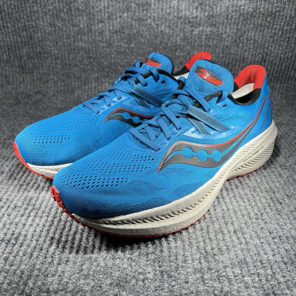 Saucony Triumph 20 Men's 11.5 Ocean Blue Redrock Running Shoes  US‎ S20759-31